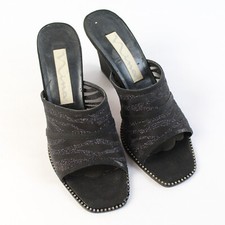 Nina Mule Noir Pailleté À