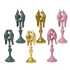 Couple d'ornement de perroquet