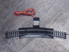 42/ MEHANO HO RAIL COURBE R18 D'ALIMENTATION ENRAILLEUR + FICHE CABLE 1m35 F-269