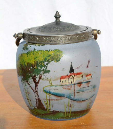 Ancien seau biscuit - seau,