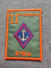 PATCH   ECUSSON  -  11° RAMA  -  ARTILLERIE  MARINE  -  6° BATTERIE