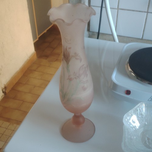 Vase soliflore verre rose - vase/soliflore,
