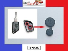 Double bouton membrane pour clé plip Peugeot 106, 206, 306, 405, 406 et partner