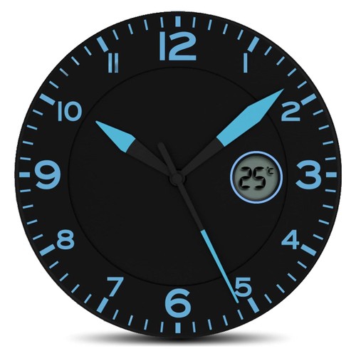 Horloge murale analogique avec - horloge,
