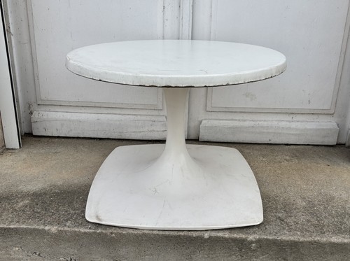 Table basse ovale vintage pied - basse,