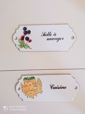PLAQUES  DE PORTE METAL