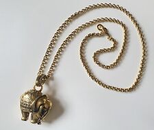 Imposant collier sautoir éléphant AGATHA Vintage 1990s