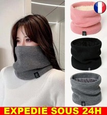 ✅ Écharpe Fourrure Laine Chaude Tour De Cou Mode Adulte Hiver Homme Femme Froid