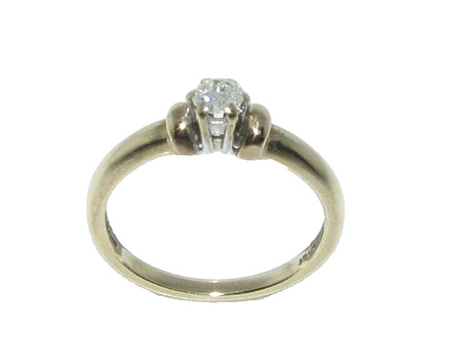Bague solitaire diamant - solitaire, en