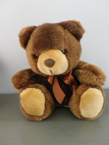 Peluche ours brun marque - peluche,