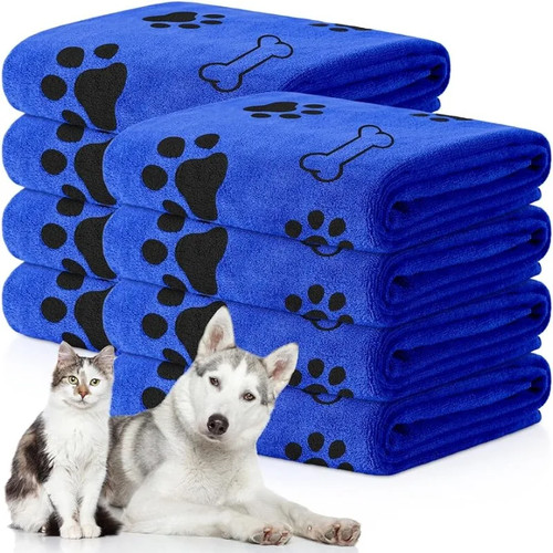 Serviette microfibre chien - serviette,