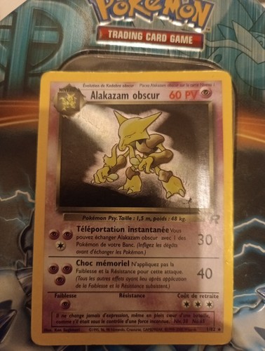 Carte pokémon alakazam obscur - pokémon,