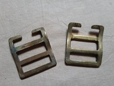 Bouclerie laiton pour brelage ou havresac US British Made 1939-1945