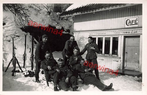 Soldats allemands raquettes - soldats, en