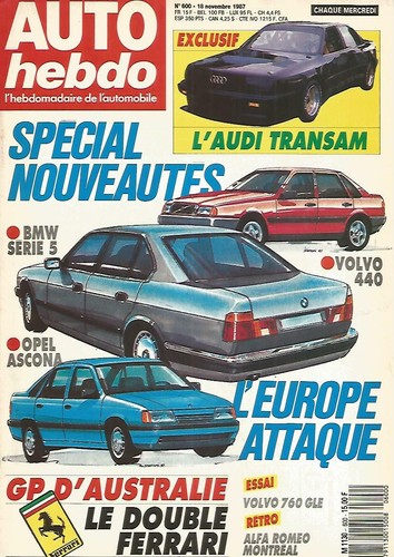 Auto hebdo 600 - auto, n°600