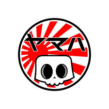 Sticker plastifié Japan SKULL YAMAHA - FZ8 R6 XJ6 TMAX XMAX FAZER - 6cm x 6cm