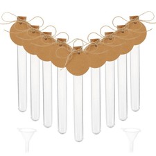  Eprouvette Plastique Tubes À Essais Avec Bouchons De Laboratoire