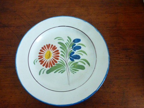 Ancienne assiette faïence - en,