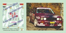 Decals bmw m3 - 1/43,