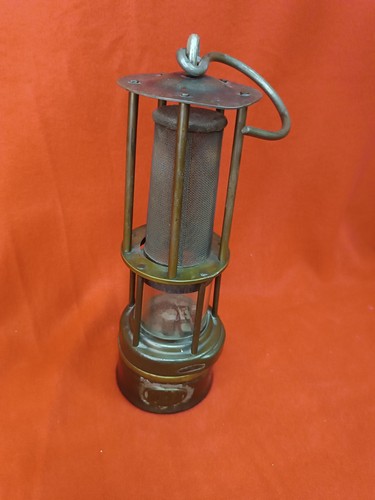 Lampe mineur ancienne - lampe, en