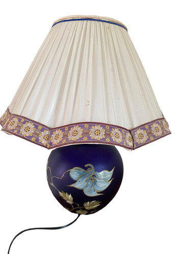Ancienne lampe chevet verre - ancienne,