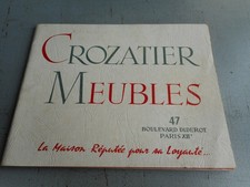catalogue crozatier meubles boulevard diderot paris  ameublement