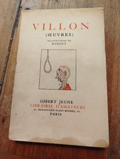Livre Ancien Numéroté Villon
