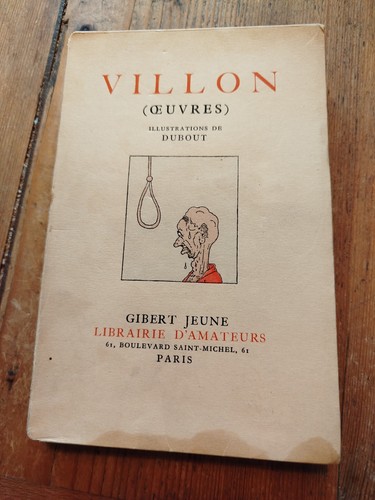 Livre ancien numéroté - ancien, villon