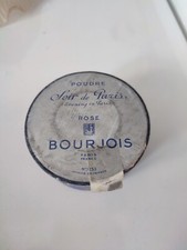 Boite de poudre vintage Soir de Paris Bourjois n°3253 Rose - Beauté Femme
