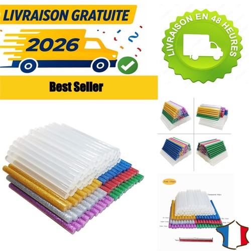 120 bâtons colle chaude - 120,