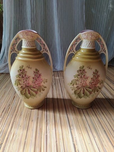Paire vase porcelaine - paire, en