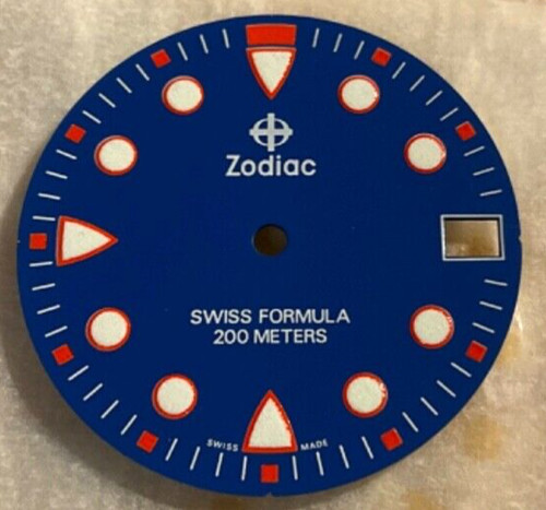 Zodiac swiss formula blue dial - formula,