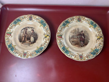 Lot de 2 Anciennes ASSIETTES