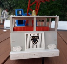 GAMA FAUN Camion grue fonctionnelle (métal et plastique) 30 cm bel état d'usage