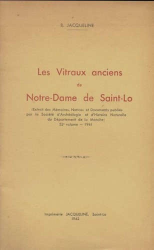 Les vitraux anciens - , de