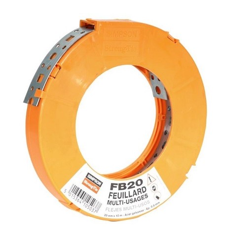 Feuillard perforé acier