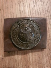 Boucle De Ceinturon Wurtemberg 1895 Ww1 Allemand 