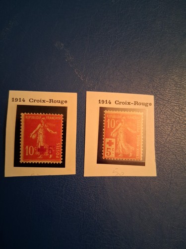 Timbre neuf france - *, 1914