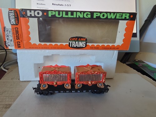 Wagon plat train life like - plat, life-like