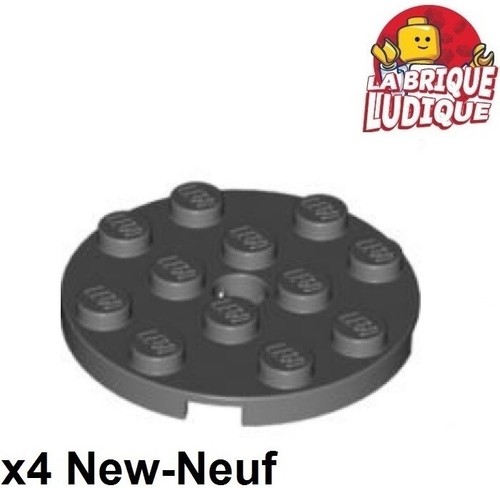 Lego plate round plaque - 4x,