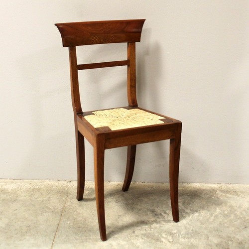Chaise noyer et - en,