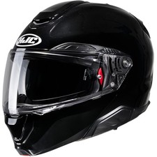Casque de moto pliant noir métallisé solide HJC RPHA91 double homologation