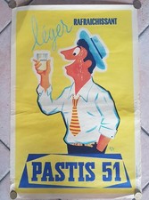 AFFICHE  POSTER     PASTIS 51