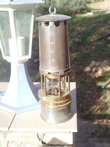 Lampe mineur ancienne - lampe,