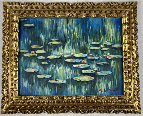Claude monet oil canvas - claude,