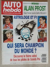 AUTO HEBDO N°717 7/3/1990 PROST ALESI MERCEDES 190 OETTINGER TYRRELL GP MIAMI