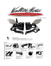 PEY074R VALTER MOTO COMMANDES RECULÉES T3.5 YAMAHA FZ8 - 2010 2016