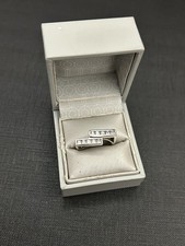 belle bague argent massif avec