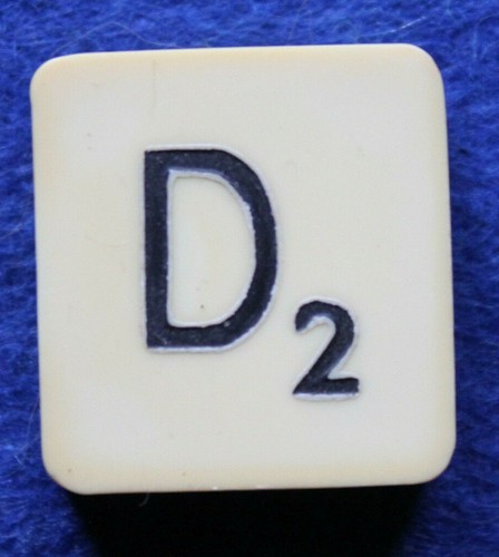 Lettre pour jeu scrabble - de,