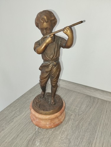 Statue bronze petit - statue,